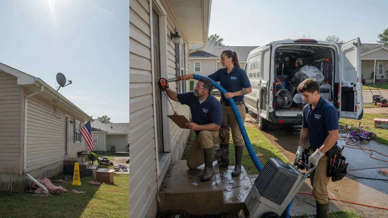 Ceiling Water Damage Restoration in Rosalie, NE near me
